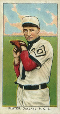 1911 Obak Red Back Flater, Oakland. P.C.L. # Baseball Card