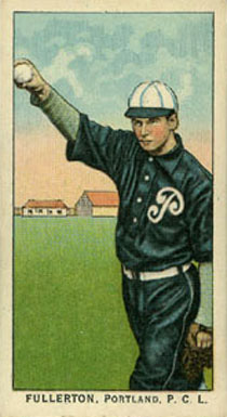 1911 Obak Red Back Fullerton, Portland, P.C.L. # Baseball Card