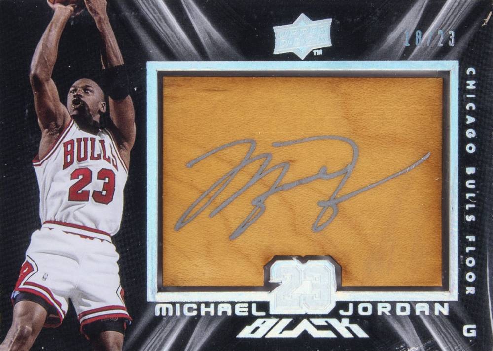 2008 Upper Deck Black Michael Jordan Signed Floor Michael Jordan #MJ Basketball Card