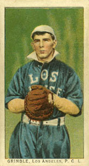 1911 Obak Red Back Grindle, Los Angeles, P.C.L. # Baseball Card