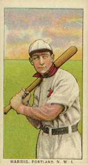 1911 Obak Red Back Harris, Portland, P.C.L. # Baseball Card