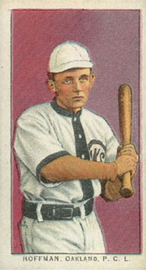 1911 Obak Red Back Hoffman, Oakland. P.C.L. # Baseball Card