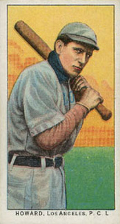 1911 Obak Red Back Howard, Los Angeles, P.C.L. # Baseball Card