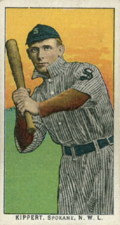 1911 Obak Red Back Kippert, Spokane. N.W.L. # Baseball Card