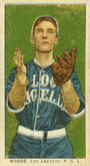 1911 Obak Red Back Moore, Los Angeles, P.C.L. # Baseball Card