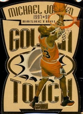 1997 Skybox Premium Golden Touch Michael Jordan #1GT Basketball Card