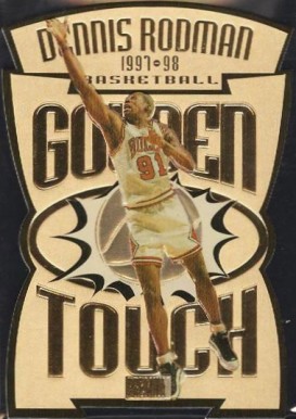 1997 Skybox Premium Golden Touch Dennis Rodman #10GT Basketball Card
