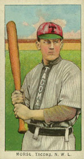 1911 Obak Red Back Morse, Tacoma. N.W.L. # Baseball Card