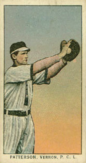 1911 Obak Red Back Patterson, Vernon, P.C.L. # Baseball Card