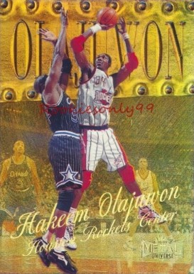 1998 Metal Universe Hakeem Olajuwon #106 Basketball Card