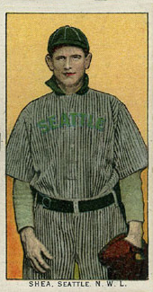 1911 Obak Red Back Shea, Seattle, N.W.L. # Baseball Card