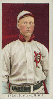 1911 Obak Red Back Speas, Portland, N.W.L. # Baseball Card