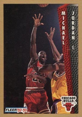 1992 Fleer Drake's Michael Jordan #7 Basketball Card