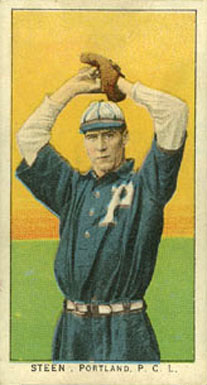 1911 Obak Red Back Steen, Portland, P.C.L. # Baseball Card
