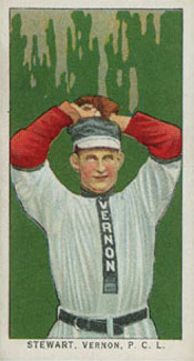1911 Obak Red Back Stewart, Vernon, P.C.L. # Baseball Card