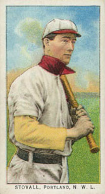 1911 Obak Red Back Stovall, Portland, N.W.L. # Baseball Card