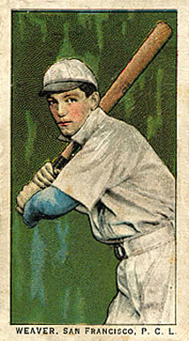 1911 Obak Red Back Weaver, San Francisco, P.C.L. # Baseball Card