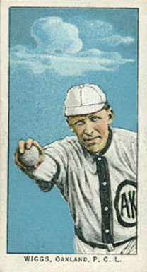 1911 Obak Red Back Wiggs, Oakland. P.C.L. # Baseball Card