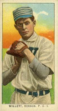 1911 Obak Red Back Willett, Vernon, P.C.L. # Baseball Card