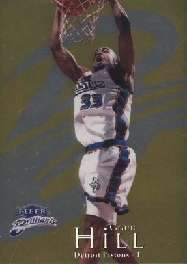 1998 Fleer Brilliants Grant Hill #50G Basketball Card