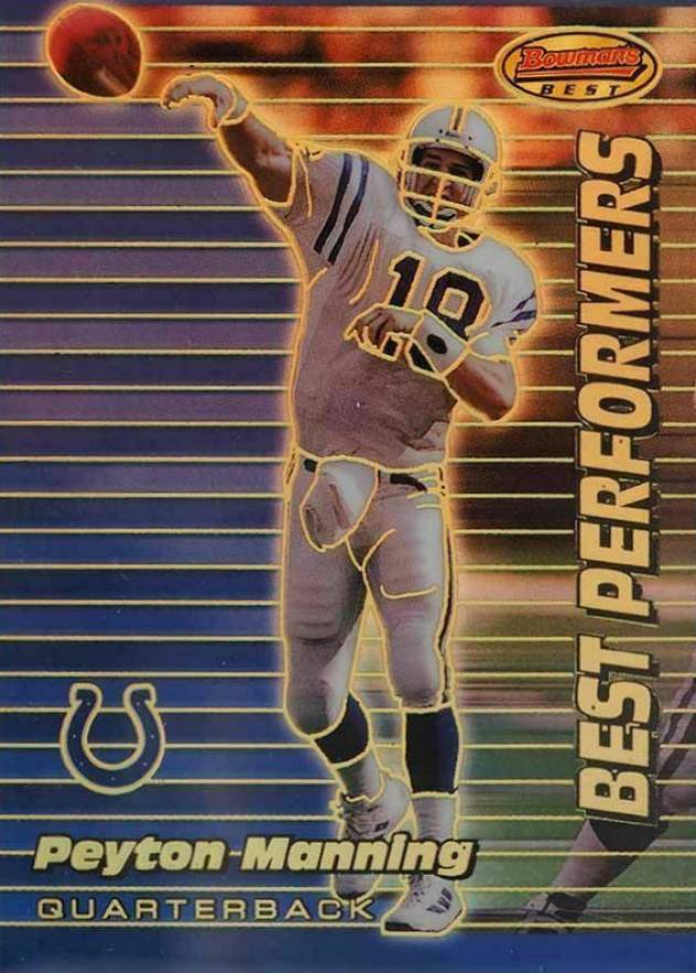 1999 Bowman's Best Peyton Manning #95 Football Card