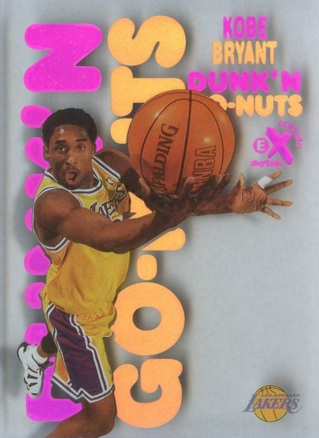 1998 Skybox E-X Century Dunk 'N Go Nuts Kobe Bryant #6DG Basketball Card