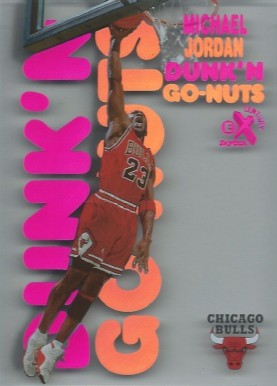 1998 Skybox E-X Century Dunk 'N Go Nuts Michael Jordan #15DG Basketball Card