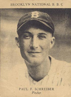 1924 Diaz Cigarettes Paul F. Schreiber #35 Baseball Card