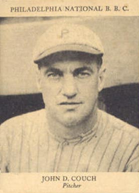 1924 Diaz Cigarettes John D. Couch #27 Baseball Card