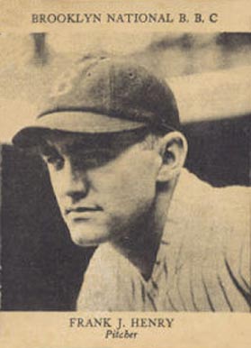 1924 Diaz Cigarettes Frank J. Henry #64 Baseball Card