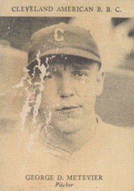 1924 Diaz Cigarettes George D. Metvier #113 Baseball Card