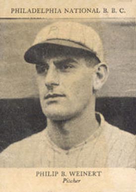 1924 Diaz Cigarettes Philip B. Weinart #96 Baseball Card