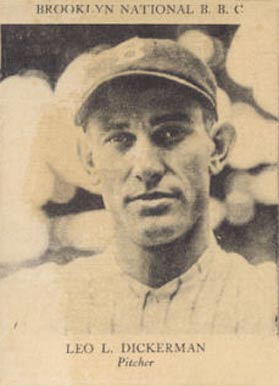 1924 Diaz Cigarettes Leo L. Dickerman #95 Baseball Card