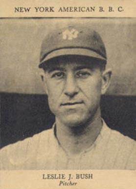 1924 Diaz Cigarettes Leslie J. Bush #81 Baseball Card