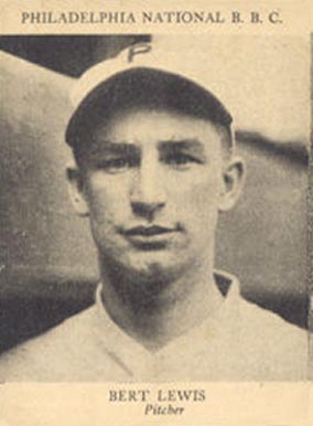 1924 Diaz Cigarettes Bert Lewis #63 Baseball Card