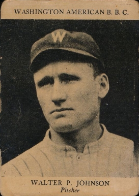 1924 Diaz Cigarettes Walter P. Johnson #1 Baseball Card