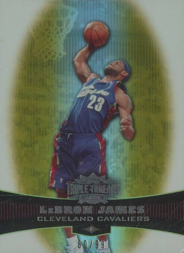 2006 Topps Triple Threads LeBron James #5 Basketball Card