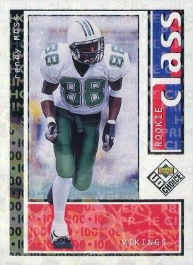 1998 Upper Deck Choice Randy Moss #200 Football Card