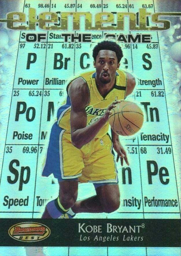 2000 Bowman's Best Elements of the Game Kobe Bryant #EG12 Basketball Card