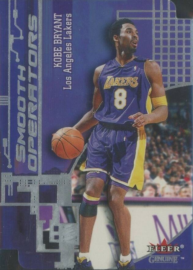 2000 Fleer Genuine Smooth Operators Kobe Bryant #4 Basketball Card