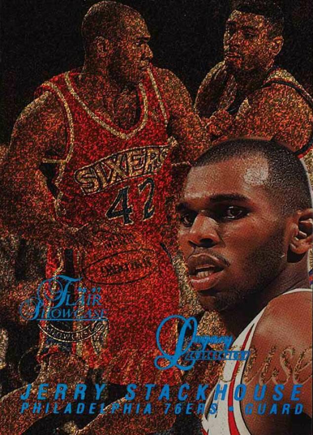1996 Flair Showcase Legacy Collection Jerry Stackhouse #16 Basketball Card