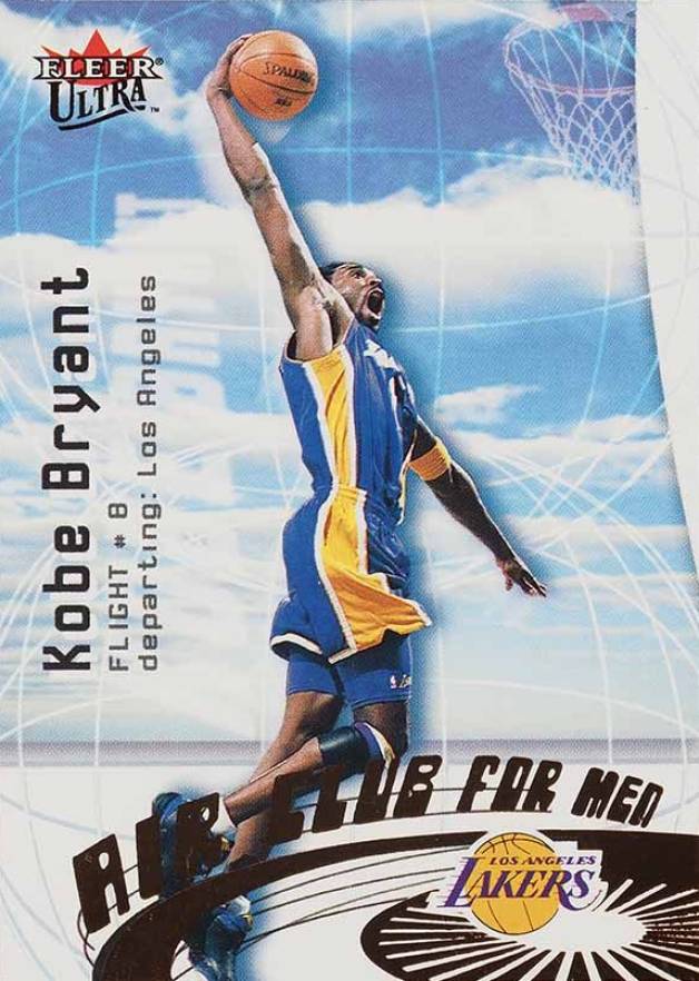 2000 Ultra Air Club 4 Men Kobe Bryant #1 Basketball Card