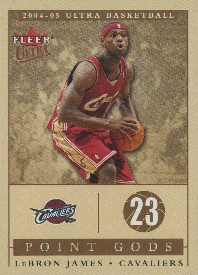2004  Ultra Point Gods LeBron James #11 Basketball Card