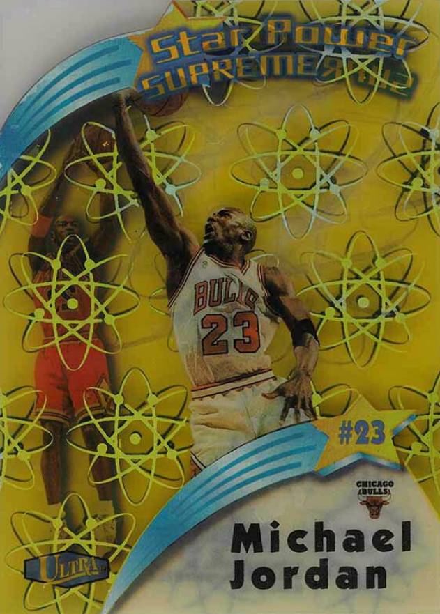 1997 Ultra Star Power Michael Jordan #1 Basketball Card