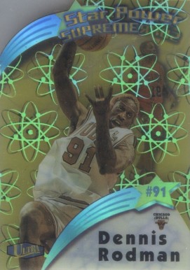 1997 Ultra Star Power Dennis Rodman #10 Basketball Card