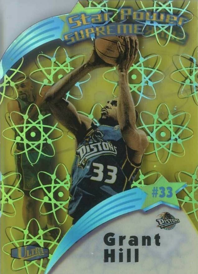 1997 Ultra Star Power Grant Hill #11 Basketball Card