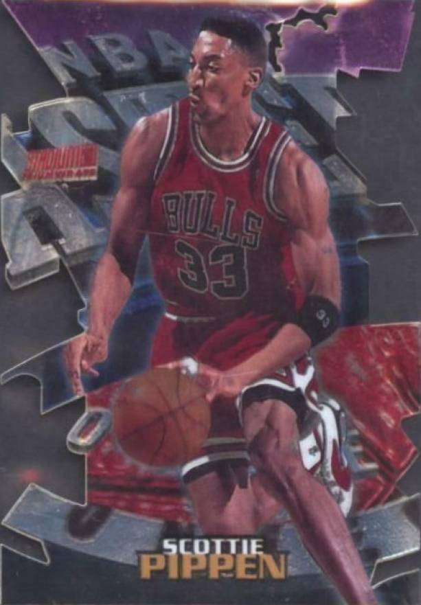 1997 Stadium Club Triumvirate Scottie Pippen #T10B Basketball Card