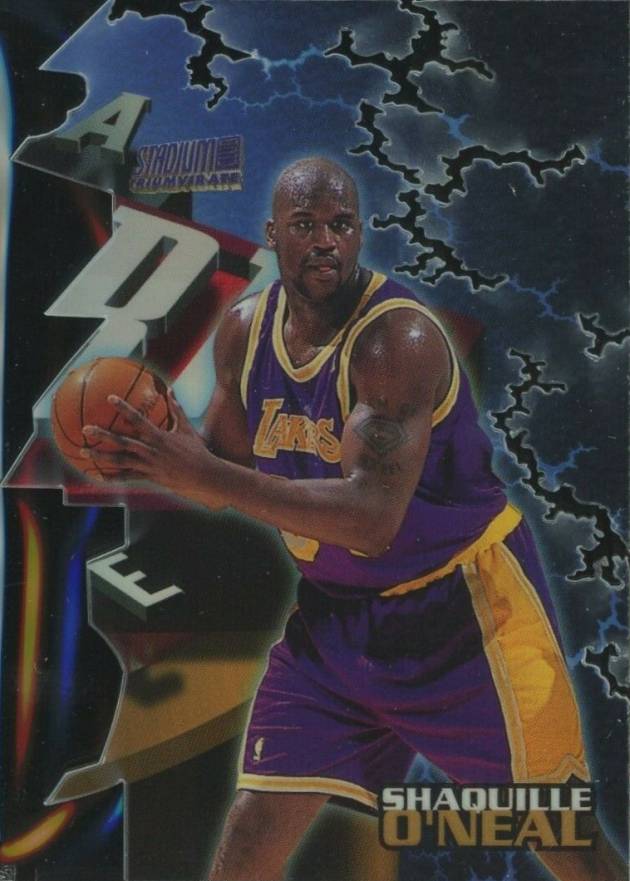 1997 Stadium Club Triumvirate Shaquille O'Neal #T15C Basketball Card