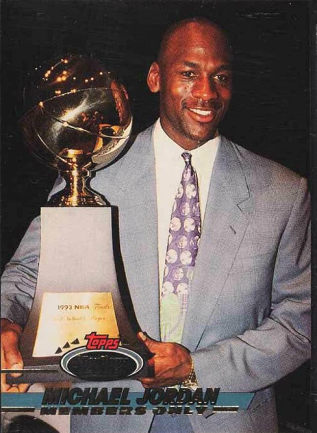 1993 Stadium Club  Michael Jordan #34 Basketball Card