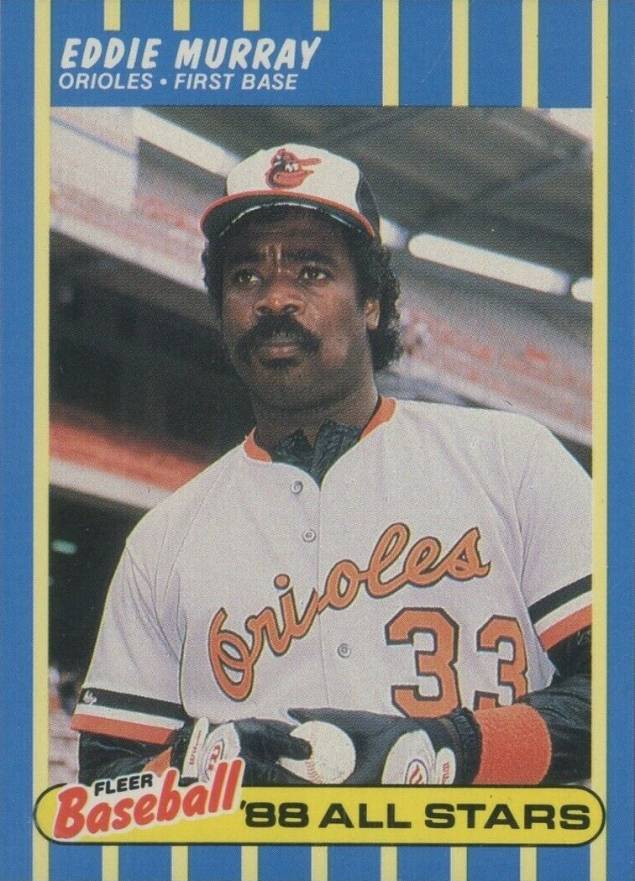 1988 Fleer Baseball All-Stars Eddie Murray #28 Baseball Card